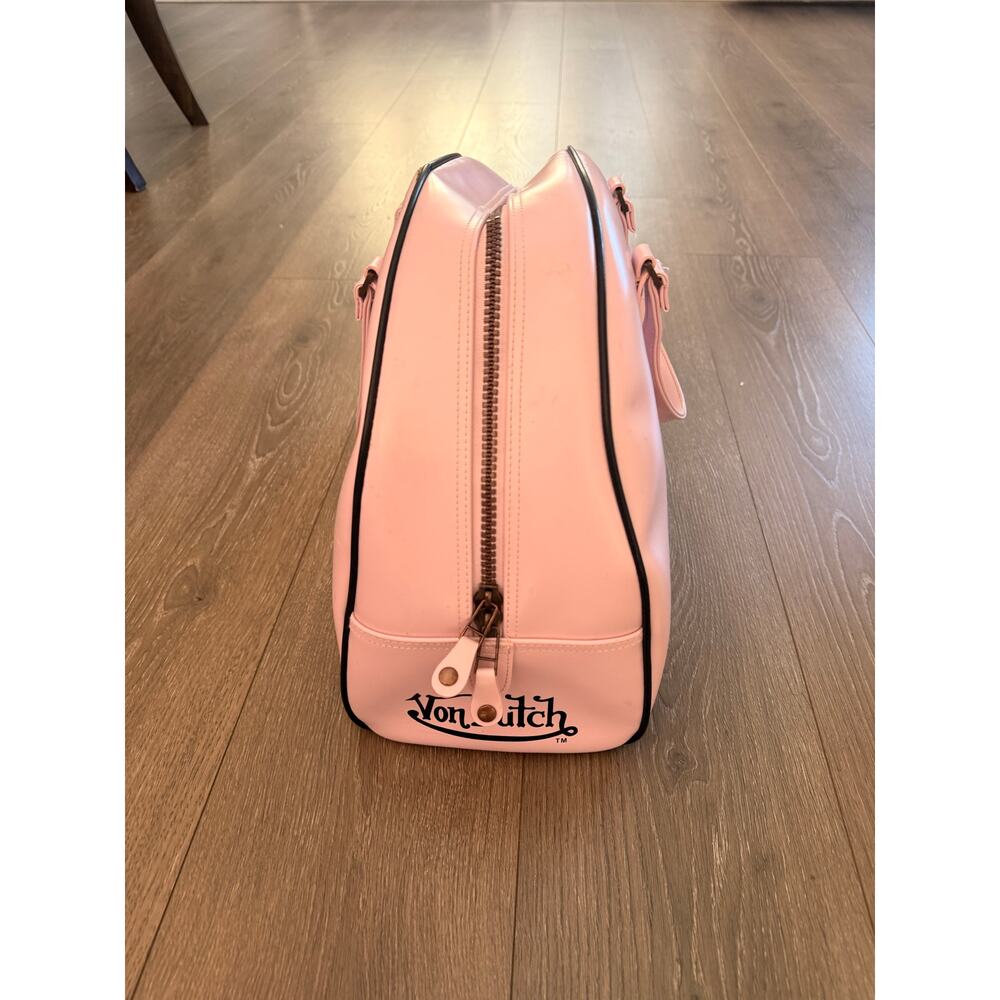 Von‎ Dutch Bubble Gum Pink Bowling Duffle Bag RARE HTF - Picture 2 of 7